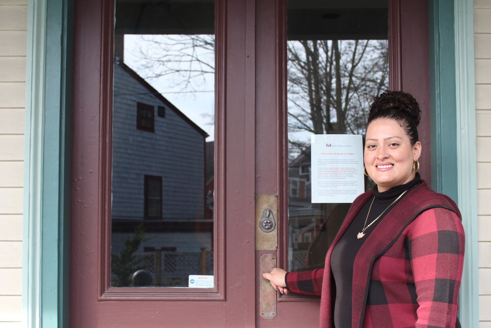 Neyda DeJesus, the residential director at the Women's Resource Center, said staff have worked longer hours this past year to keep the center operating through the pandemic. The building is currently open to clients by appointment.