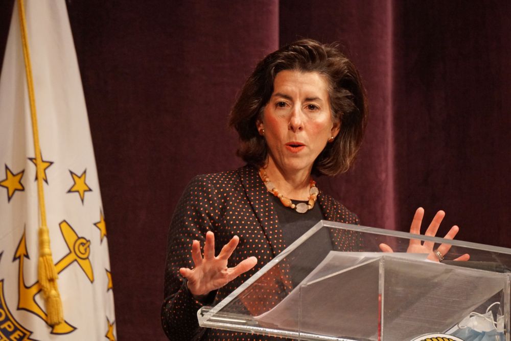 Rhode Island Governor Gina Raimondo on November 25, 2020. 