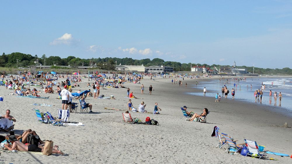 Narragansett Town Beach is pictured on June 25, 2020.