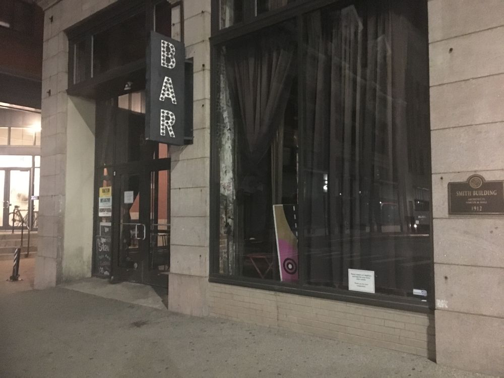 The Salon, a popular dance club in downtown Providence was closed Saturday night, March 14, 2020.