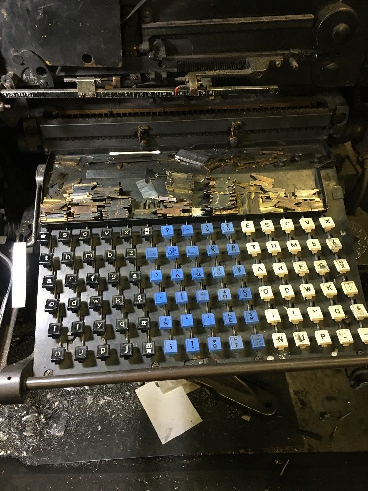 Dan Wood Finds A Creative New Use For Linotype, The Machine That