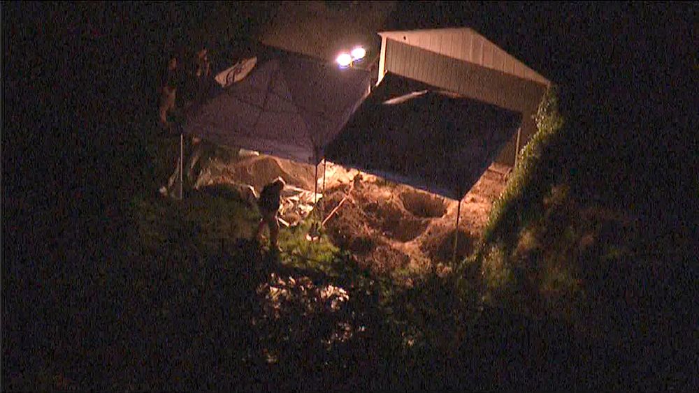 Police dig in the back yard of a house in the Fairpark neighborhood of Salt Lake City in the early hours of Thursday, June 27, 2019. Salt Lake police are now considering the owner of that property as a Police dig in the back yard of a house in the Fairpark neighborhood of Salt Lake City in the early hours of Thursday, June 27, 2019. Salt Lake police are now considering the owner of that property as a