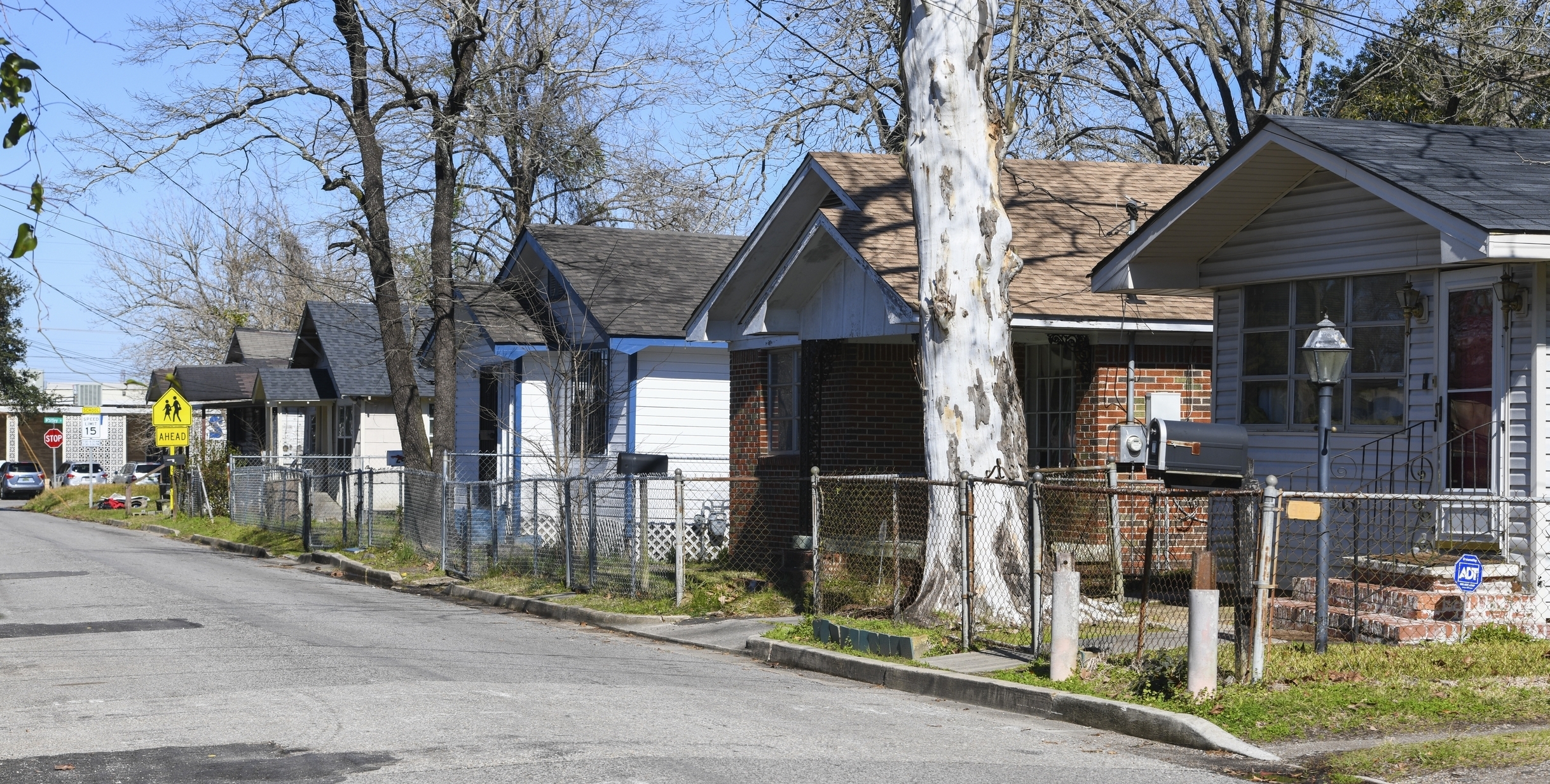 Homes line Richardson Drive in Africatown in Mobile, Ala., on Tuesday, Jan. 29, 2019. The population has suffered greatly in recent years, leaving much of the area in disrepair. Established by the last boatload of Africans abducted into slavery and shipped to the United States just before the Civil War, the coastal Alabama community now shows scarcely a trace of its founders. (AP Photo/Julie Bennett) Homes line Richardson Drive in Africatown in Mobile, Ala., on Tuesday, Jan. 29, 2019. The population has suffered greatly in recent years, leaving much of the area in disrepair. Established by the last boatload of Africans abducted into slavery and shipped to the United States just before the Civil War, the coastal Alabama community now shows scarcely a trace of its founders. (AP Photo/Julie Bennett)