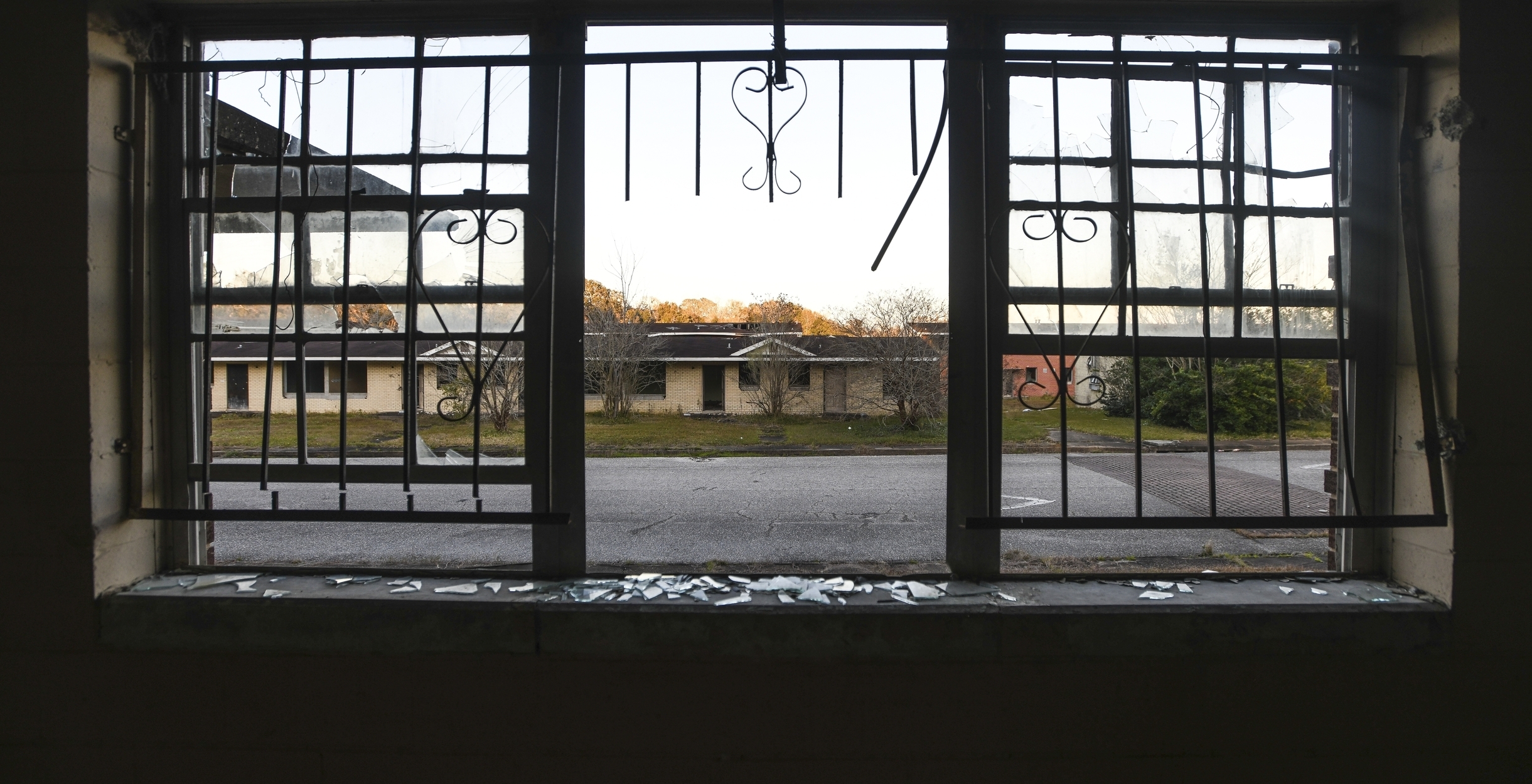 The Josephine Allen housing project stands abandoned in what's known as the Africatown's Happy Hills community in Mobile, Ala., on Tuesday, Jan. 29, 2019. (AP Photo/Julie Bennett) The Josephine Allen housing project stands abandoned in what's known as the Africatown's Happy Hills community in Mobile, Ala., on Tuesday, Jan. 29, 2019. (AP Photo/Julie Bennett)