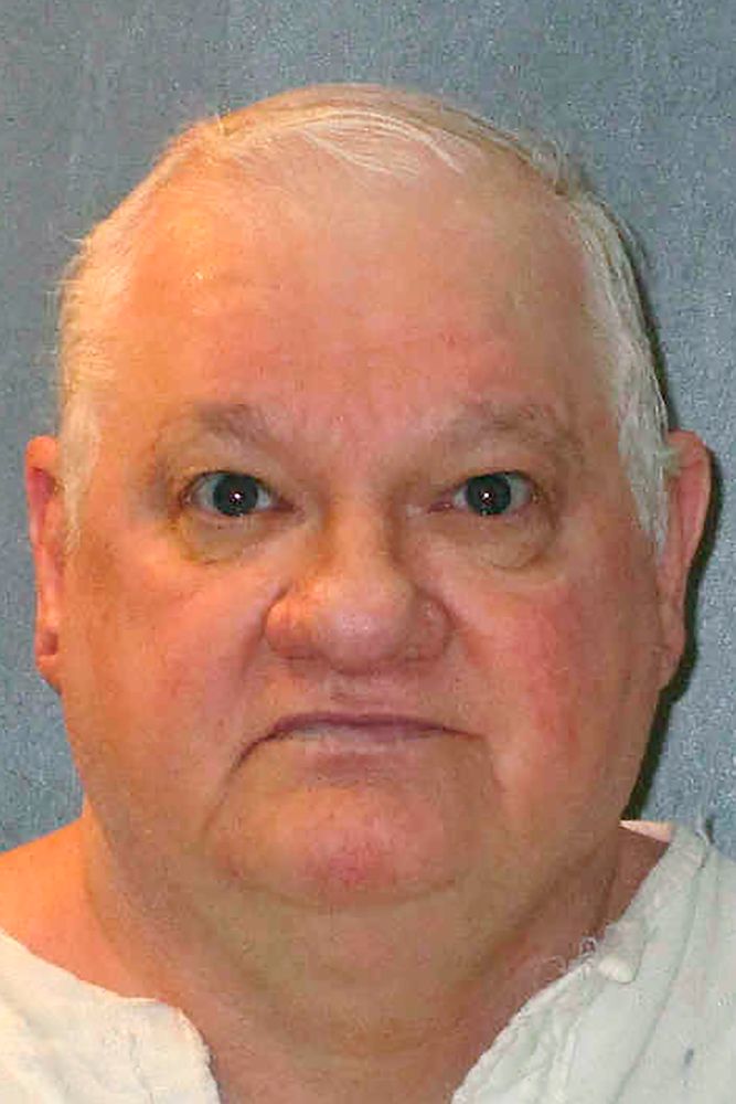 This undated photo provided by the Texas Department of Criminal Justice shows Billy Jack Crutsinger. Texas death row inmate Crutsinger is facing execution Wednesday, Sept. 4, 2019, for fatally stabbing an 89-year-old woman and her daughter more than 16 years ago after entering their Fort Worth home under the pretense of doing some work for them. (Texas Department of Criminal Justice via AP) This undated photo provided by the Texas Department of Criminal Justice shows Billy Jack Crutsinger. Texas death row inmate Crutsinger is facing execution Wednesday, Sept. 4, 2019, for fatally stabbing an 89-year-old woman and her daughter more than 16 years ago after entering their Fort Worth home under the pretense of doing some work for them. (Texas Department of Criminal Justice via AP)