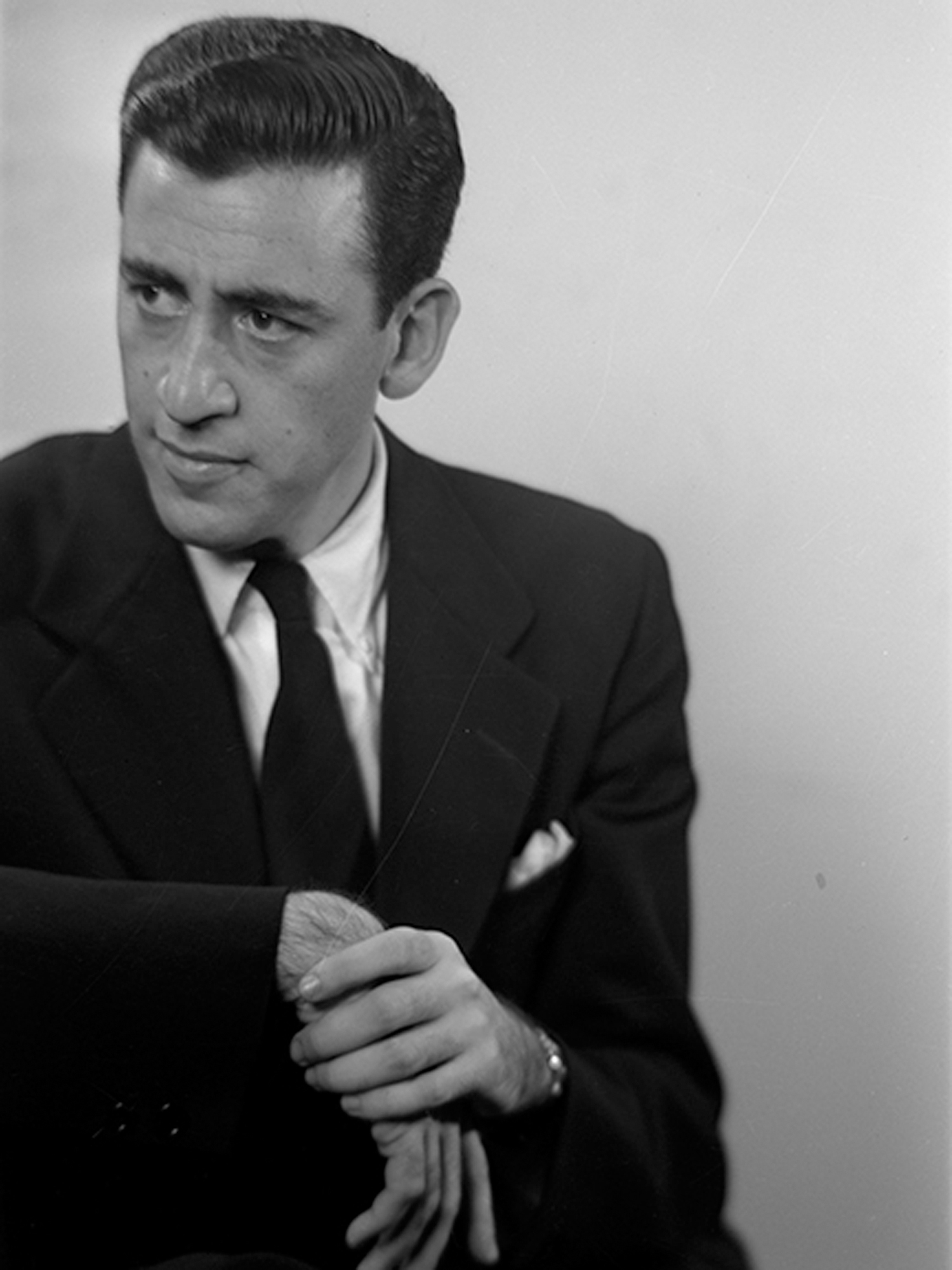 This image provided by the University of New Hampshire shows a photo of author J.D. Salinger taken by Lotte Jacobi for the book jacket of his 1951 novel This image provided by the University of New Hampshire shows a photo of author J.D. Salinger taken by Lotte Jacobi for the book jacket of his 1951 novel