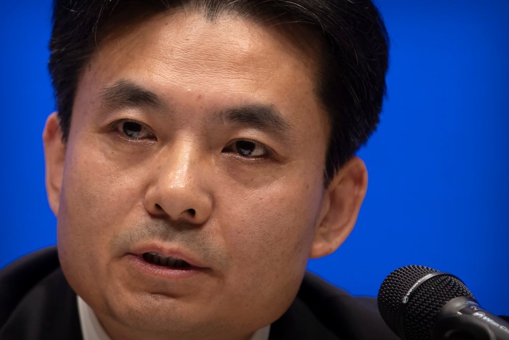 Yang Guang, spokesman for the Chinese Cabinet's Hong Kong and Macao Affairs Office, speaks during a press conference in Beijing, Tuesday, Aug. 6, 2019. A Chinese official responsible for Hong Kong affairs says punishment for those behind weeks of sometimes violent protests in the Chinese special administrative region is Yang Guang, spokesman for the Chinese Cabinet's Hong Kong and Macao Affairs Office, speaks during a press conference in Beijing, Tuesday, Aug. 6, 2019. A Chinese official responsible for Hong Kong affairs says punishment for those behind weeks of sometimes violent protests in the Chinese special administrative region is