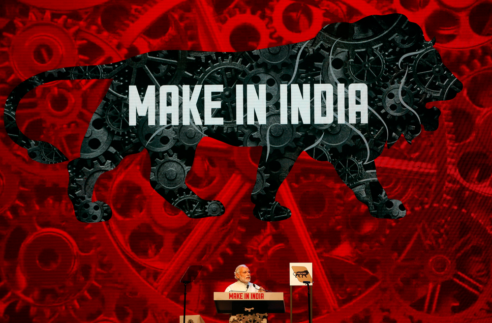 FILE - In this Feb. 13, 2016 file photo, Indian Prime Minister Narendra Modi speaks during the inaugural ceremony of 'Make in India' week, an initiative launched to encourage international companies to manufacture their goods in India, in Mumbai, India. Indian Prime Minister Narendra Modi's party claimed it had won re-election with a commanding lead in vote count Thursday, May 23, 2019. Modi, 68, the leader of the Hindu nationalist Bharatiya Janata Party, has carefully constructed an image of himself as a pious man of the people, a would-be monk called to politics who has elevated India’s status globally and transformed its parliamentary elections from a contest of political parties on social and economic issues into a cult of personality. (AP Photo/Rajanish Kakade, File) FILE - In this Feb. 13, 2016 file photo, Indian Prime Minister Narendra Modi speaks during the inaugural ceremony of 'Make in India' week, an initiative launched to encourage international companies to manufacture their goods in India, in Mumbai, India. Indian Prime Minister Narendra Modi's party claimed it had won re-election with a commanding lead in vote count Thursday, May 23, 2019. Modi, 68, the leader of the Hindu nationalist Bharatiya Janata Party, has carefully constructed an image of himself as a pious man of the people, a would-be monk called to politics who has elevated India’s status globally and transformed its parliamentary elections from a contest of political parties on social and economic issues into a cult of personality. (AP Photo/Rajanish Kakade, File)
