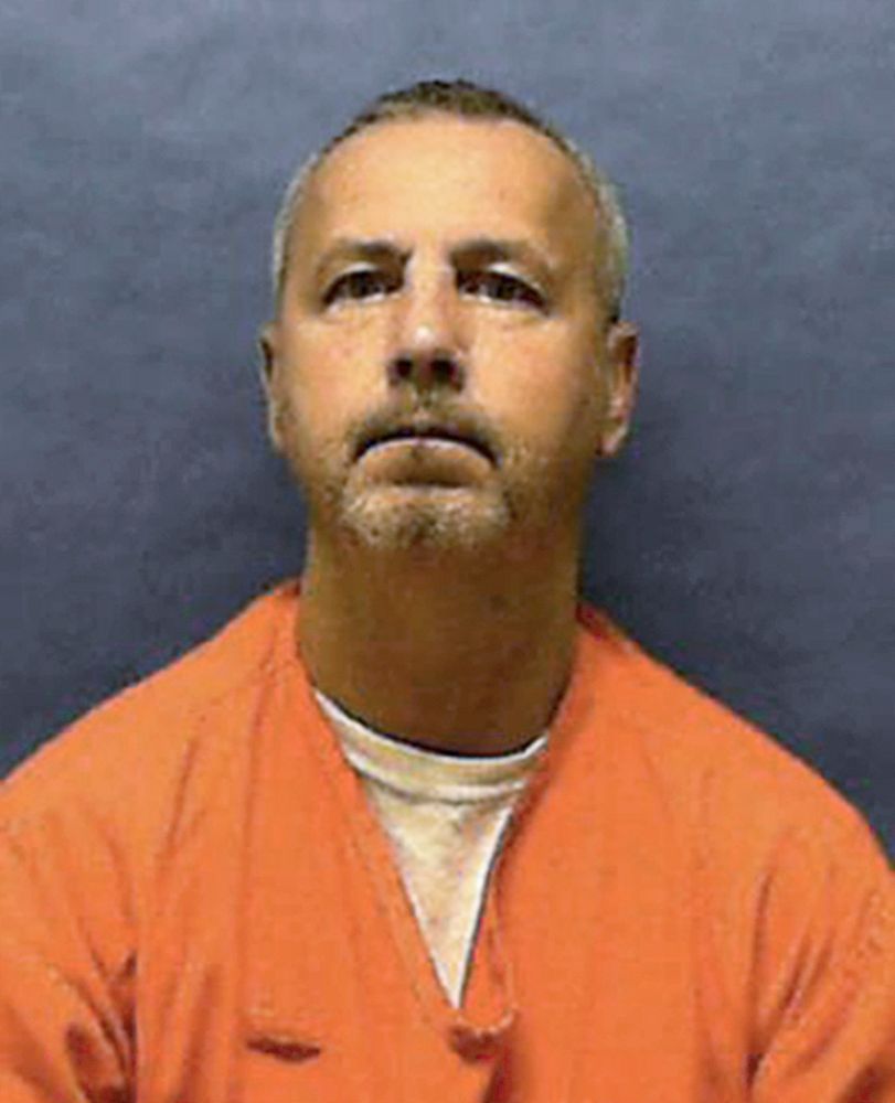 In this undated photo provided by the Florida Department of Corrections, Gary Ray Bowles is shown. Bowles is scheduled to be executed by lethal injection at Florida State Prison on Thursday, Aug. 22, 2019, for the murder of Walter Hinton in Jacksonville Beach in November 1994. (Florida Department of Corrections via AP) In this undated photo provided by the Florida Department of Corrections, Gary Ray Bowles is shown. Bowles is scheduled to be executed by lethal injection at Florida State Prison on Thursday, Aug. 22, 2019, for the murder of Walter Hinton in Jacksonville Beach in November 1994. (Florida Department of Corrections via AP)