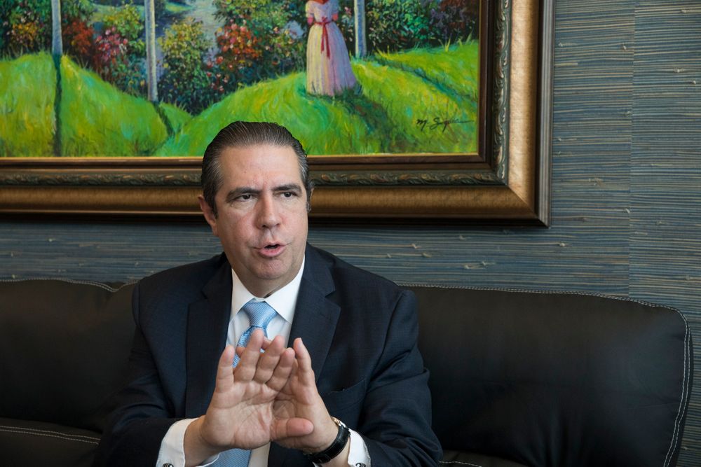 The Minister of Tourism of The Dominican Republic Francisco Javier García speaks during an interview regarding concerns over the recent deaths of tourists on Dominican soil, at his office in the Ministry of Tourism building in Santo Domingo, Dominican Republic, Friday, June 21, 2019. According to García the deaths of eight American tourists in the Dominican Republic this year are not part of a mysterious cluster but rather a medically and statistically normal phenomenon that has been irresponsibly lumped together by the U.S. media. (AP Photo/Tatiana Fernandez) The Minister of Tourism of The Dominican Republic Francisco Javier García speaks during an interview regarding concerns over the recent deaths of tourists on Dominican soil, at his office in the Ministry of Tourism building in Santo Domingo, Dominican Republic, Friday, June 21, 2019. According to García the deaths of eight American tourists in the Dominican Republic this year are not part of a mysterious cluster but rather a medically and statistically normal phenomenon that has been irresponsibly lumped together by the U.S. media. (AP Photo/Tatiana Fernandez)