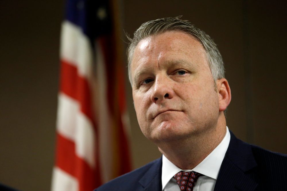 FILE - In this Dec. 6, 2016, file photo, Jay S. Tabb, Jr., FBI Seattle Division's Special Agent in Charge, speaks at a news conference in Seattle. Fedir Hladyr, a 34-year-old Ukrainian and a member of a sophisticated international hacking group that authorities say targeted businesses in 47 states to steal credit and debit card records pleaded guilty Wednesday, Sept. 11, 2019, to hacking and wire fraud charges in Seattle. The group used phishing emails containing malware that compromised computers, prosecutors said. The emails were sent to people working at hotels and restaurants. The hackers would follow up with phone calls to get them to open attachments sent in the emails, FBI Special Agent Jay Tabb has said. (AP Photo/Elaine Thompson, File) FILE - In this Dec. 6, 2016, file photo, Jay S. Tabb, Jr., FBI Seattle Division's Special Agent in Charge, speaks at a news conference in Seattle. Fedir Hladyr, a 34-year-old Ukrainian and a member of a sophisticated international hacking group that authorities say targeted businesses in 47 states to steal credit and debit card records pleaded guilty Wednesday, Sept. 11, 2019, to hacking and wire fraud charges in Seattle. The group used phishing emails containing malware that compromised computers, prosecutors said. The emails were sent to people working at hotels and restaurants. The hackers would follow up with phone calls to get them to open attachments sent in the emails, FBI Special Agent Jay Tabb has said. (AP Photo/Elaine Thompson, File)