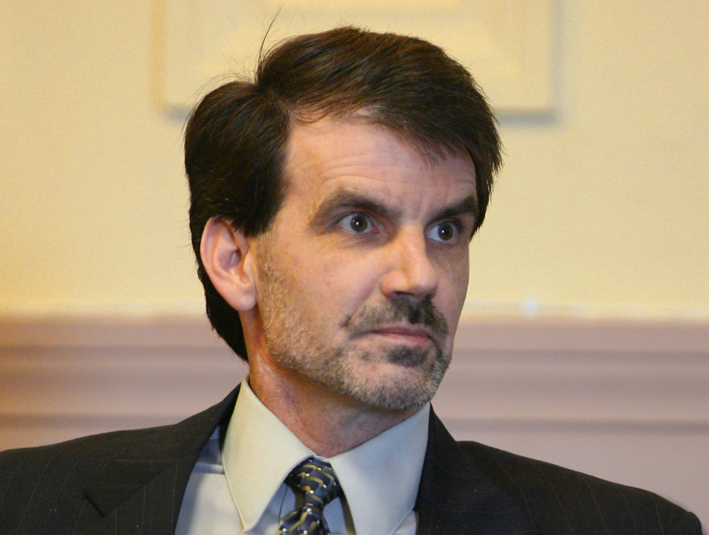 In this June 2010, file photo, James Kraig Kahler sits in the jury box at the Osage County District Courtroom before court in Lyndon, Kansas. The U.S. Supreme Court has agreed to consider a Kansas death penalty case that could have implications for mentally ill defendants across the nation. The case involves Kahler, convicted and sentenced to death for the 2009 fatal shootings of his estranged wife, her grandmother and his two teenage daughters. His attorneys argue that he was suffering from depression so severe that he experienced extreme emotional disturbance, dissociating him from reality. (Thad Alton/The Topeka Capital-Journal via AP) In this June 2010, file photo, James Kraig Kahler sits in the jury box at the Osage County District Courtroom before court in Lyndon, Kansas. The U.S. Supreme Court has agreed to consider a Kansas death penalty case that could have implications for mentally ill defendants across the nation. The case involves Kahler, convicted and sentenced to death for the 2009 fatal shootings of his estranged wife, her grandmother and his two teenage daughters. His attorneys argue that he was suffering from depression so severe that he experienced extreme emotional disturbance, dissociating him from reality. (Thad Alton/The Topeka Capital-Journal via AP)