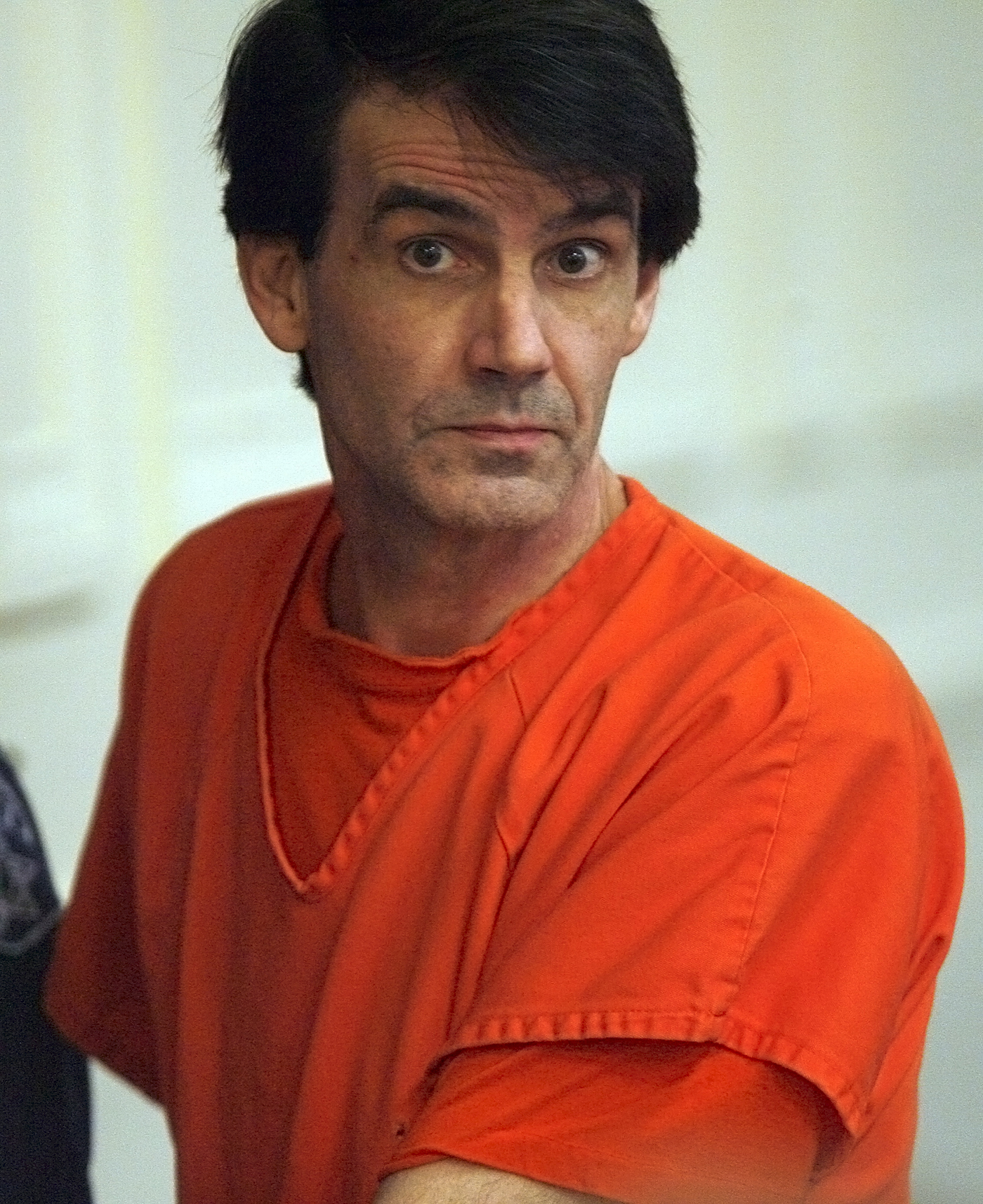 FILE--In this Oct. 2011, file photo, James Kraig Kahler listens to the judge while being sentenced in Osage County Court in Lyndon, Kansas. The U.S. Supreme Court has agreed to consider a Kansas death penalty case that could have implications for mentally ill defendants across the nation. The case involves Kahler, convicted and sentenced to death for the 2009 fatal shootings of his estranged wife, her grandmother and his two teenage daughters. His attorneys argue that he was suffering from depression so severe that he experienced extreme emotional disturbance, dissociating him from reality. (AP Photo/Anthony S. Bush, Pool, File) FILE--In this Oct. 2011, file photo, James Kraig Kahler listens to the judge while being sentenced in Osage County Court in Lyndon, Kansas. The U.S. Supreme Court has agreed to consider a Kansas death penalty case that could have implications for mentally ill defendants across the nation. The case involves Kahler, convicted and sentenced to death for the 2009 fatal shootings of his estranged wife, her grandmother and his two teenage daughters. His attorneys argue that he was suffering from depression so severe that he experienced extreme emotional disturbance, dissociating him from reality. (AP Photo/Anthony S. Bush, Pool, File)
