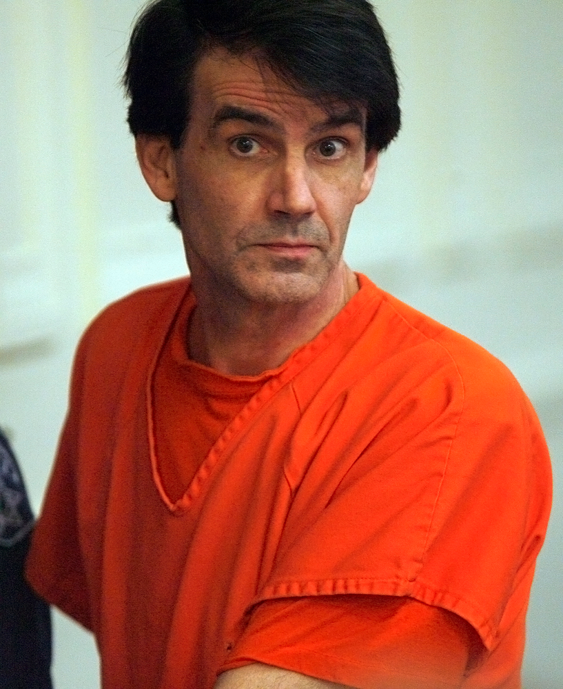 FILE--In this Oct. 2011, file photo, James Kraig Kahler listens to the judge while being sentenced in Osage County Court in Lyndon, Kansas. The U.S. Supreme Court has agreed to consider a Kansas death penalty case that could have implications for mentally ill defendants across the nation. The case involves Kahler, convicted and sentenced to death for the 2009 fatal shootings of his estranged wife, her grandmother and his two teenage daughters. His attorneys argue that he was suffering from depression so severe that he experienced extreme emotional disturbance, dissociating him from reality. (AP Photo/Anthony S. Bush, Pool, File) FILE--In this Oct. 2011, file photo, James Kraig Kahler listens to the judge while being sentenced in Osage County Court in Lyndon, Kansas. The U.S. Supreme Court has agreed to consider a Kansas death penalty case that could have implications for mentally ill defendants across the nation. The case involves Kahler, convicted and sentenced to death for the 2009 fatal shootings of his estranged wife, her grandmother and his two teenage daughters. His attorneys argue that he was suffering from depression so severe that he experienced extreme emotional disturbance, dissociating him from reality. (AP Photo/Anthony S. Bush, Pool, File)