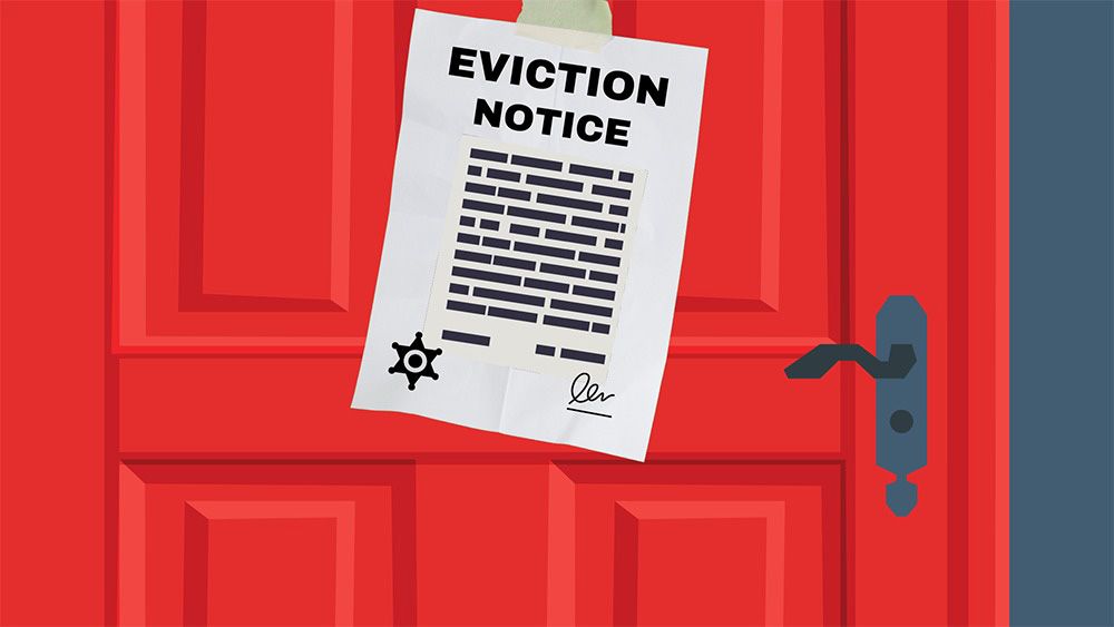 Hundreds of families on Massachusetts' South Coast are facing eviction.