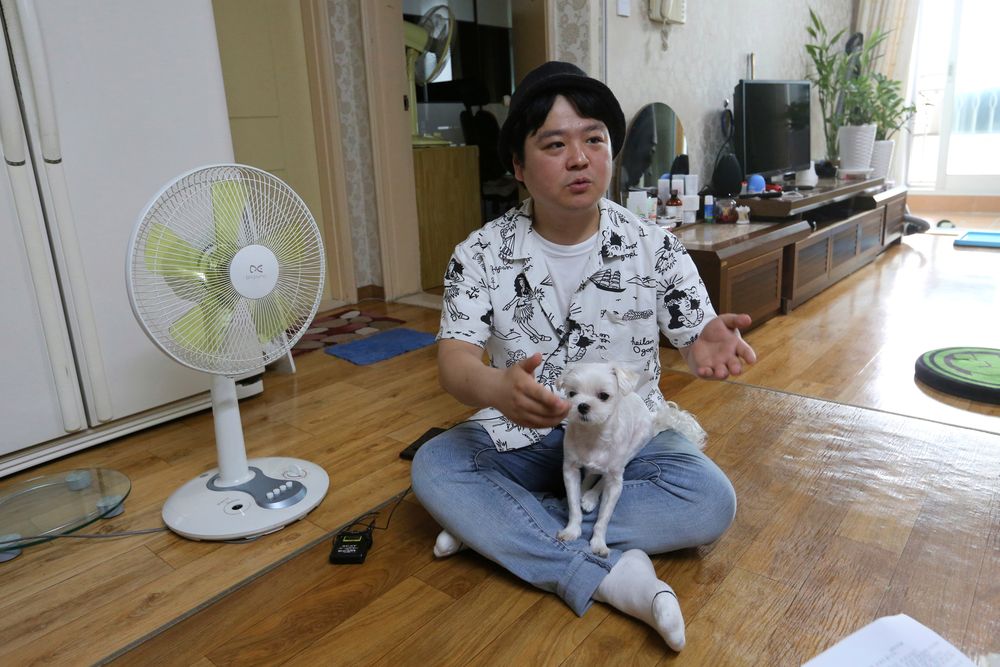 In this July 18, 2019, photo, North Korean refugee Jang Myung-jin speaks during an interview at his house in Seoul, South Korea. The 32-year-old Jang is among a handful of young North Korean refugees in South Korea who have launched YouTube channels that offer a rare glimpse into the everyday lives of people in North Korea, one of the world’s most secretive and repressive countries. (AP Photo/Ahn Young-joon) In this July 18, 2019, photo, North Korean refugee Jang Myung-jin speaks during an interview at his house in Seoul, South Korea. The 32-year-old Jang is among a handful of young North Korean refugees in South Korea who have launched YouTube channels that offer a rare glimpse into the everyday lives of people in North Korea, one of the world’s most secretive and repressive countries. (AP Photo/Ahn Young-joon)