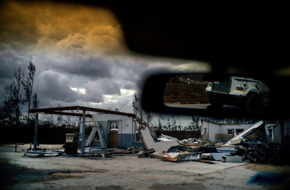 A shattered gas station is seen at the aftermath of Hurricane Dorian in Freetown, Grand Bahama, Bahamas, Friday Sept. 13, 2019. (AP Photo/Ramon Espinosa) A shattered gas station is seen at the aftermath of Hurricane Dorian in Freetown, Grand Bahama, Bahamas, Friday Sept. 13, 2019. (AP Photo/Ramon Espinosa)