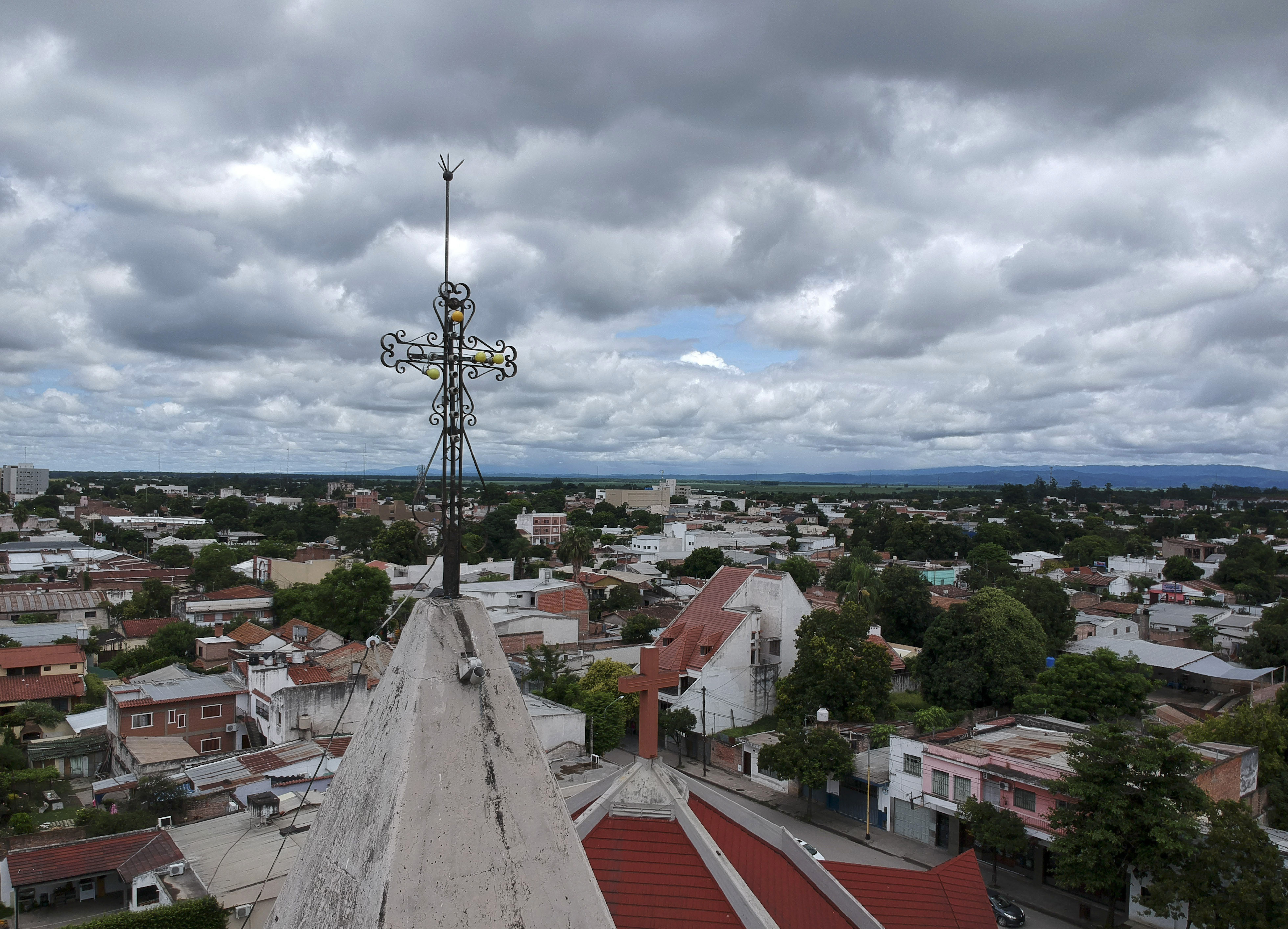 FILE - This Jan. 16, 2019 photo shows Oran city, Argentina. Pope Francis' high-stakes sex abuse prevention summit is meant to call attention to the crisis as a global problem that requires a global response. Francis’ home country is beginning to see an eruption of the scandal, with some cases even implicating the pontiff himself. (AP Photo/Natacha Pisarenko, file) FILE - This Jan. 16, 2019 photo shows Oran city, Argentina. Pope Francis' high-stakes sex abuse prevention summit is meant to call attention to the crisis as a global problem that requires a global response. Francis’ home country is beginning to see an eruption of the scandal, with some cases even implicating the pontiff himself. (AP Photo/Natacha Pisarenko, file)