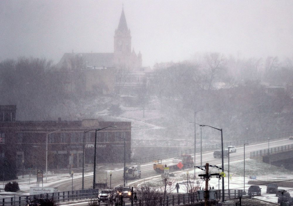 The latest round of winter weather moves through the Fox Cities on Wednesday, November 13, 2019, in Kaukauna, Wis. (Wm. Glasheen/The Post-Crescent via AP) The latest round of winter weather moves through the Fox Cities on Wednesday, November 13, 2019, in Kaukauna, Wis. (Wm. Glasheen/The Post-Crescent via AP)