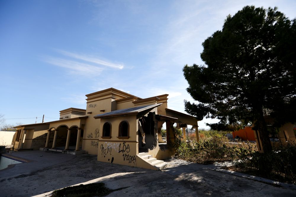 A view of a home torched by the Zetas cartel eight years back, in Allende, Coahuila state, Mexico, Tuesday, Dec. 3, 2019. In an act of revenge cartel members in 2011 razed and burned houses and disappeared people just by bearing the last name of the alleged traitor. Residents of the small town of Villa Union, 12 miles from Allende, said Tuesday that they fear a return to the days of 2010-2013, when the old Zetas cartel killed, burned and abducted Coahuila citizens. (AP Photo/Eduardo Verdugo) A view of a home torched by the Zetas cartel eight years back, in Allende, Coahuila state, Mexico, Tuesday, Dec. 3, 2019. In an act of revenge cartel members in 2011 razed and burned houses and disappeared people just by bearing the last name of the alleged traitor. Residents of the small town of Villa Union, 12 miles from Allende, said Tuesday that they fear a return to the days of 2010-2013, when the old Zetas cartel killed, burned and abducted Coahuila citizens. (AP Photo/Eduardo Verdugo)