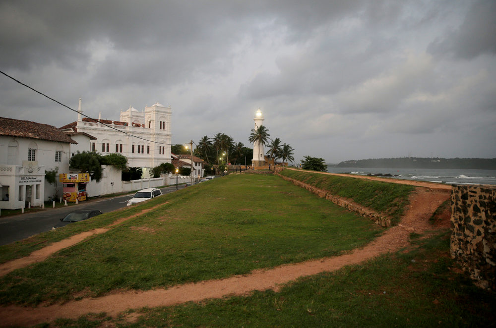 In this Friday, May 10, 2019, photo, the 17th century built Dutch fort, which was a popular tourist site, stands empty in Galle, Sri Lanka. Sri Lanka was the Lonely Planet guide’s top travel destination for 2019, but since the Easter Sunday attacks on churches and luxury hotels, foreign tourists have fled. More than 250 people, including 45 foreigners mainly from China, India, the U.S. and the U.K., died in the Islamic State group-claimed blasts. (AP Photo/Eranga Jayawardena) In this Friday, May 10, 2019, photo, the 17th century built Dutch fort, which was a popular tourist site, stands empty in Galle, Sri Lanka. Sri Lanka was the Lonely Planet guide’s top travel destination for 2019, but since the Easter Sunday attacks on churches and luxury hotels, foreign tourists have fled. More than 250 people, including 45 foreigners mainly from China, India, the U.S. and the U.K., died in the Islamic State group-claimed blasts. (AP Photo/Eranga Jayawardena)