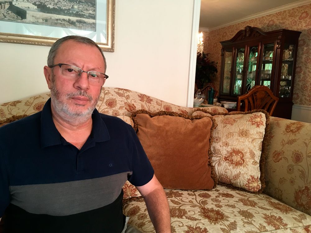 Abdelhaleem Ashqar sits in his Springfield, Va., home, Thursday, Sept. 12, 2019, discussing his deportation case. The U.S. government tried to deport him via Israel earlier this year, but a judge’s order forced the U.S. to reverse course on a Tel Aviv tarmac and bring the Palestinian activist back to Virginia while his case gets sorted out. (AP Photo/Matthew Barakat Abdelhaleem Ashqar sits in his Springfield, Va., home, Thursday, Sept. 12, 2019, discussing his deportation case. The U.S. government tried to deport him via Israel earlier this year, but a judge’s order forced the U.S. to reverse course on a Tel Aviv tarmac and bring the Palestinian activist back to Virginia while his case gets sorted out. (AP Photo/Matthew Barakat