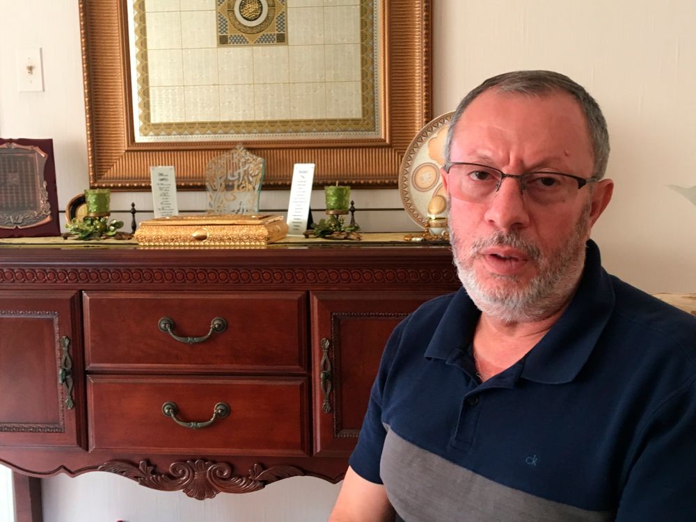 Abdelhaleem Ashqar sits in his Springfield, Va., home, Thursday, Sept. 12, 2019, discussing his deportation case. The U.S. government tried to deport him via Israel earlier this year, but a judge’s order forced the U.S. to reverse course on a Tel Aviv tarmac and bring the Palestinian activist back to Virginia while his case gets sorted out. (AP Photo/Matthew Barakat Abdelhaleem Ashqar sits in his Springfield, Va., home, Thursday, Sept. 12, 2019, discussing his deportation case. The U.S. government tried to deport him via Israel earlier this year, but a judge’s order forced the U.S. to reverse course on a Tel Aviv tarmac and bring the Palestinian activist back to Virginia while his case gets sorted out. (AP Photo/Matthew Barakat