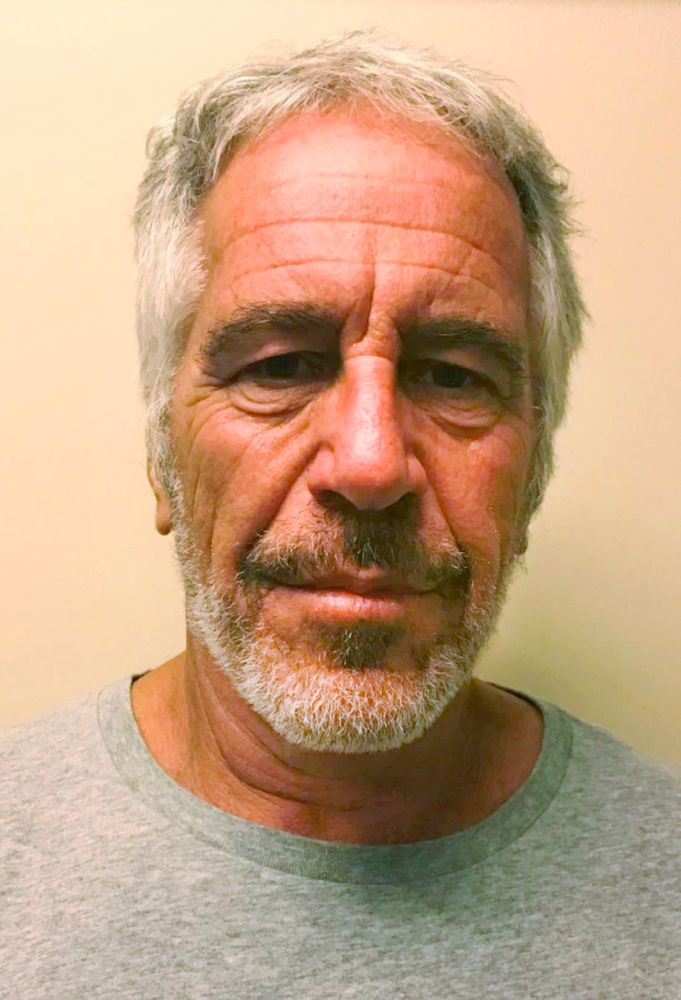 This March 28, 2017 image provided by the New York State Sex Offender Registry shows Jeffrey Epstein. The wealthy financier pleaded not guilty in federal court in New York on Monday, July 8, 2019, to sex trafficking charges following his arrest over the weekend. Epstein will have to remain behind bars until his bail hearing on July 15. (New York State Sex Offender Registry via AP) This March 28, 2017 image provided by the New York State Sex Offender Registry shows Jeffrey Epstein. The wealthy financier pleaded not guilty in federal court in New York on Monday, July 8, 2019, to sex trafficking charges following his arrest over the weekend. Epstein will have to remain behind bars until his bail hearing on July 15. (New York State Sex Offender Registry via AP)