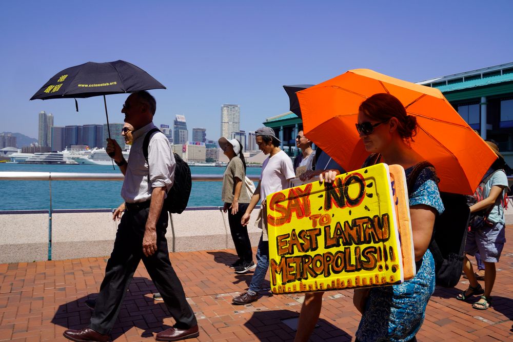 People participate in the Global Strike 4 Climate rally in Hong Kong, Friday, Sept. 20, 2019. A day of worldwide demonstrations calling for action to guard against climate change began ahead a U.N. summit in New York. (AP Photo/Vincent Yu) People participate in the Global Strike 4 Climate rally in Hong Kong, Friday, Sept. 20, 2019. A day of worldwide demonstrations calling for action to guard against climate change began ahead a U.N. summit in New York. (AP Photo/Vincent Yu)