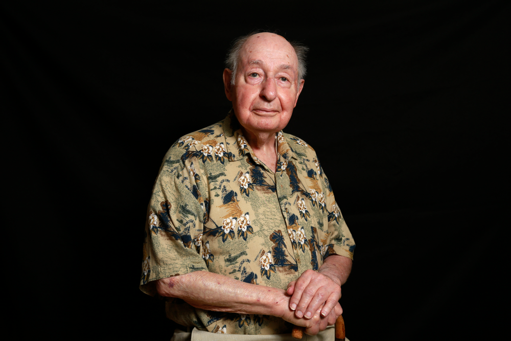 In this photo taken Wednesday, May 15, 2019, Vincent Corsini, a World War II U.S. Army veteran in the 29th Infantry Division poses for a photo in Burlington, N.C. Corsini served during D-Day on June 6, 1944, at the invasion at Normandy. “I wouldn't change my experience for a million dollars,” he said, adding: “I wouldn't go through it again for a million dollars.” (AP Photo/Gerry Broome) In this photo taken Wednesday, May 15, 2019, Vincent Corsini, a World War II U.S. Army veteran in the 29th Infantry Division poses for a photo in Burlington, N.C. Corsini served during D-Day on June 6, 1944, at the invasion at Normandy. “I wouldn't change my experience for a million dollars,” he said, adding: “I wouldn't go through it again for a million dollars.” (AP Photo/Gerry Broome)