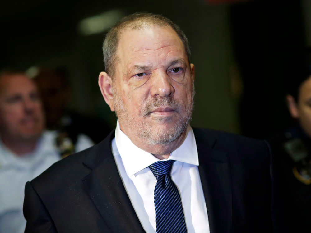 FILE - In this Oct. 11, 2018, file photo, Harvey Weinstein enters State Supreme Court in New York. A tentative deal is close to settling lawsuits brought against the television and film company co-founded by Weinstein, who has been accused of sexual misconduct by scores of women. (AP Photo/Mark Lennihan, File) FILE - In this Oct. 11, 2018, file photo, Harvey Weinstein enters State Supreme Court in New York. A tentative deal is close to settling lawsuits brought against the television and film company co-founded by Weinstein, who has been accused of sexual misconduct by scores of women. (AP Photo/Mark Lennihan, File)