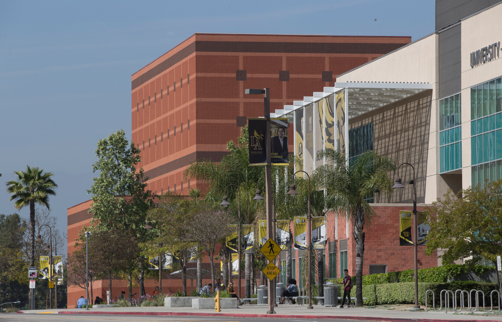 The Cal State University, Los Angeles Student Union building is seen in Los Angeles Thursday, April 25, 2019. Hundreds of students and staff at two Los Angeles universities, including Cal State University, have been placed under quarantine because they may have been exposed to measles and either have not been vaccinated or cannot verify that they are immune, officials said Thursday. (AP Photo/Damian Dovarganes) The Cal State University, Los Angeles Student Union building is seen in Los Angeles Thursday, April 25, 2019. Hundreds of students and staff at two Los Angeles universities, including Cal State University, have been placed under quarantine because they may have been exposed to measles and either have not been vaccinated or cannot verify that they are immune, officials said Thursday. (AP Photo/Damian Dovarganes)