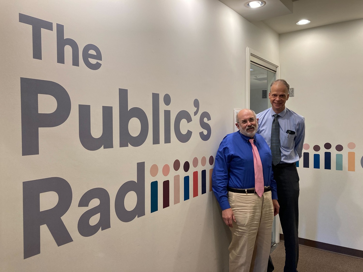 L: Dr. Michael Fine; R: Christopher Koller