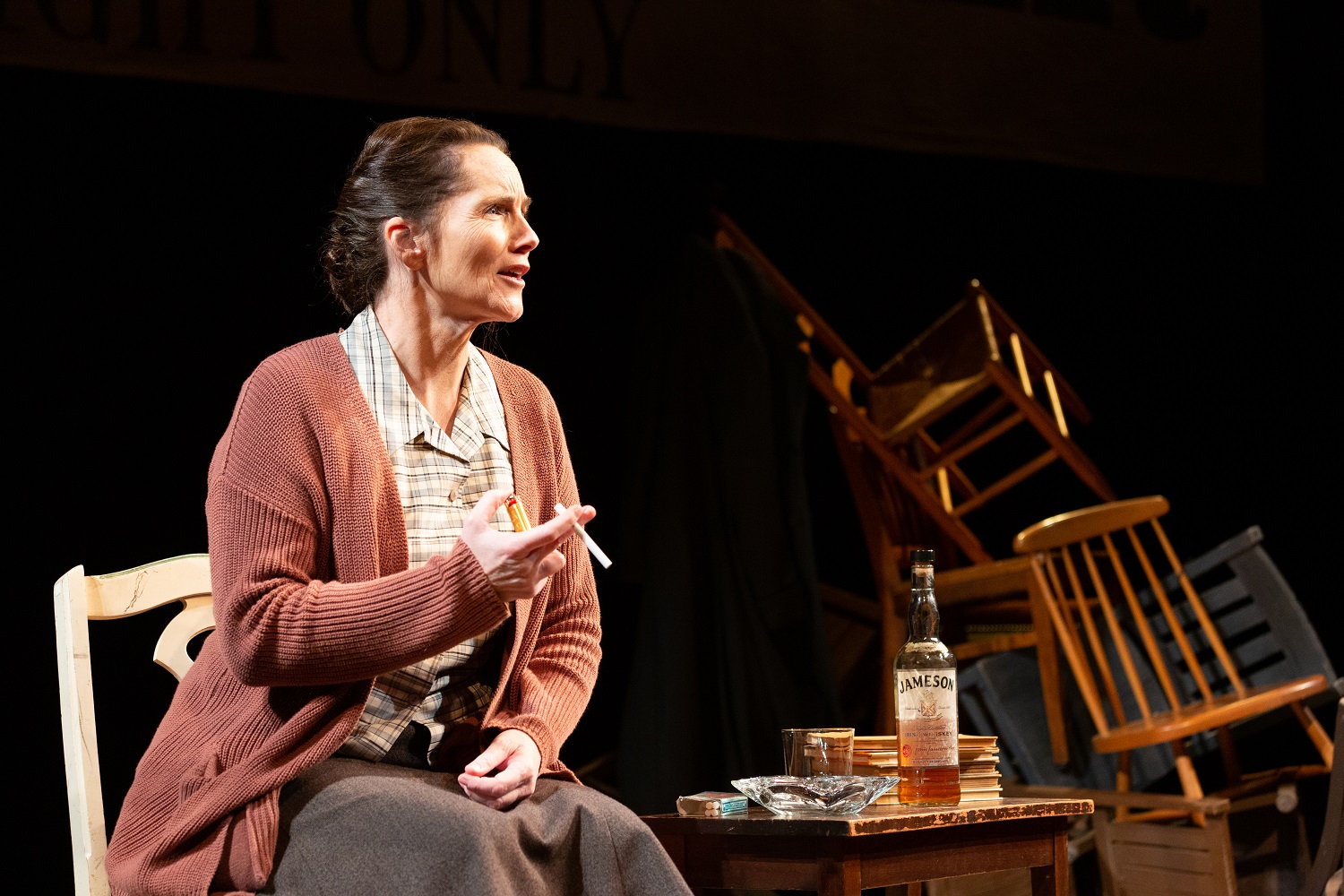 Jeanine Kane as Grace in 'Faith Healer' at The Gamm Theatre