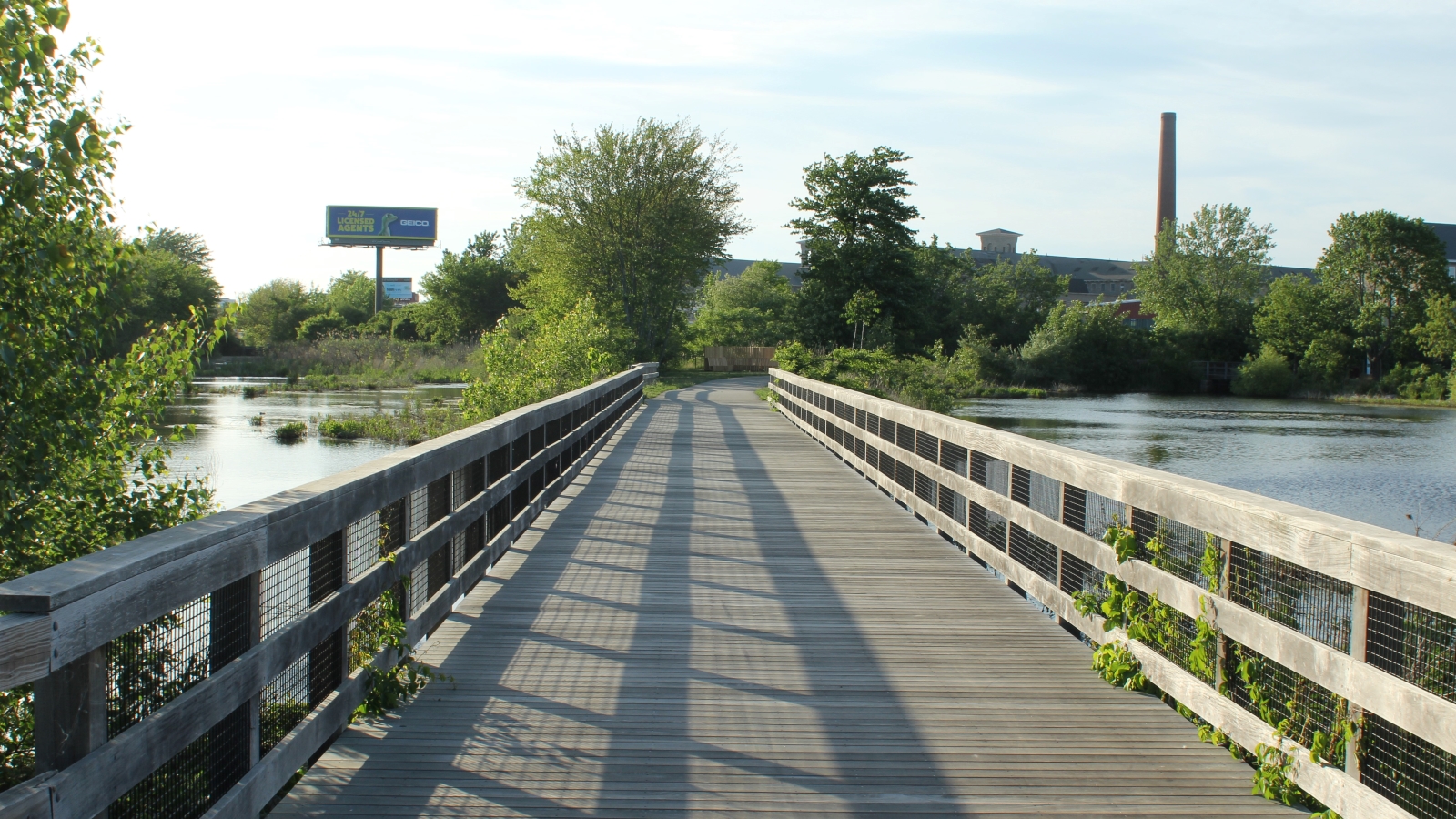 The Alfred J. Lima Quequechan River Rail Trail opened in 2019.