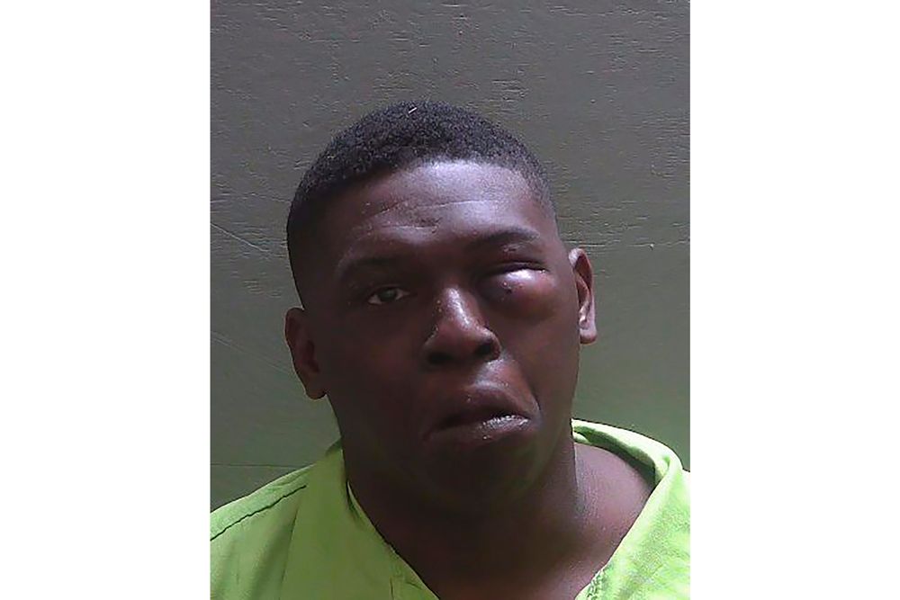 This Nov. 8, 2019 booking photo released by Escambia County Jail shows Ibraheem Yazeed in Pensacola, Fla. Authorities have arrested the man wanted in the disappearance of UFC heavyweight Walt Harris' stepdaughter. Jail records show Yazeed was arrested in Florida and booked into the Escambia County Jail early Friday, Nov. 8, 2019. He's charged with first-degree kidnapping in the disappearance of 19-year-old Aniah Blanchard, who was last seen at a gas station in Auburn, Alabama, on Oct. 23. (Escambia County Jail via AP) This Nov. 8, 2019 booking photo released by Escambia County Jail shows Ibraheem Yazeed in Pensacola, Fla. Authorities have arrested the man wanted in the disappearance of UFC heavyweight Walt Harris' stepdaughter. Jail records show Yazeed was arrested in Florida and booked into the Escambia County Jail early Friday, Nov. 8, 2019. He's charged with first-degree kidnapping in the disappearance of 19-year-old Aniah Blanchard, who was last seen at a gas station in Auburn, Alabama, on Oct. 23. (Escambia County Jail via AP)