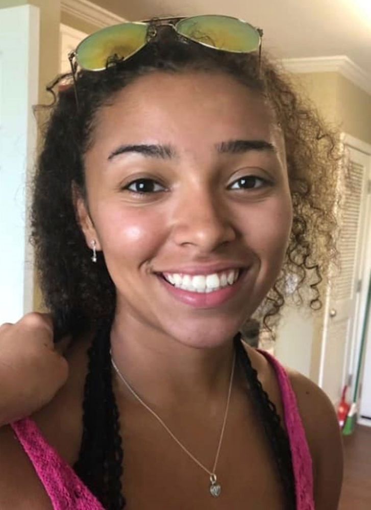 This undated photograph released by police in Auburn, Ala., shows Aniah Haley Blanchard, 19, who is missing. The state of Alabama offered a $5,000 reward for information in her disappearance on Wednesday, Oct. 30, 2019. Authorities say they don't believe the college student went missing on her own. (Auburn Police Division via AP) This undated photograph released by police in Auburn, Ala., shows Aniah Haley Blanchard, 19, who is missing. The state of Alabama offered a $5,000 reward for information in her disappearance on Wednesday, Oct. 30, 2019. Authorities say they don't believe the college student went missing on her own. (Auburn Police Division via AP)