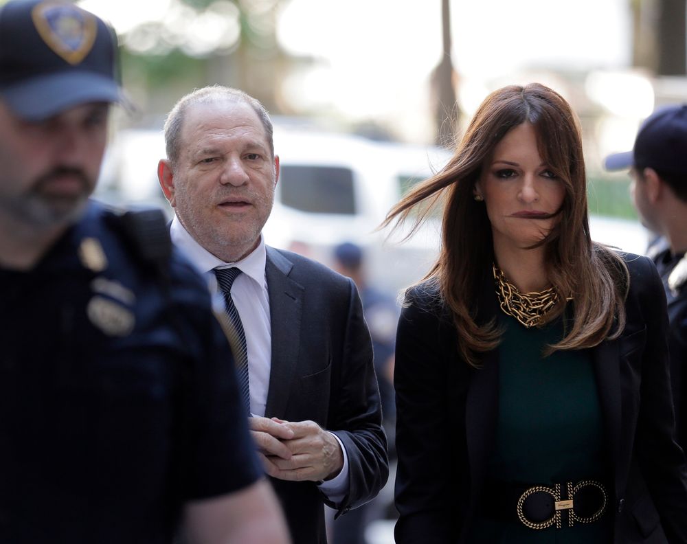 Harvey Weinstein, left, and attorney Donna Rotunno arrive at court for a hearing related to his sexual assault case, Thursday, July 11, 2019, in New York. Weinstein's lawyer Jose Baez is going to court Thursday to get a judge's permission to leave the case, the latest defection from what was once seen as a modern version of O.J. Simpson's Harvey Weinstein, left, and attorney Donna Rotunno arrive at court for a hearing related to his sexual assault case, Thursday, July 11, 2019, in New York. Weinstein's lawyer Jose Baez is going to court Thursday to get a judge's permission to leave the case, the latest defection from what was once seen as a modern version of O.J. Simpson's
