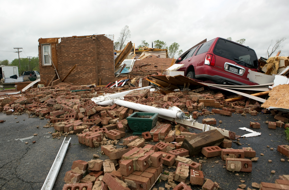 The leveled house of Delores Anderson is viewed Friday, April 19, 2019, after a tornado touched down in Franklin County, Va. (Heather Rousseau/The Roanoke Times via AP) The leveled house of Delores Anderson is viewed Friday, April 19, 2019, after a tornado touched down in Franklin County, Va. (Heather Rousseau/The Roanoke Times via AP)